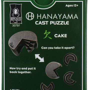 University Games Hanayama Cast Puzzles - Cake Level 4