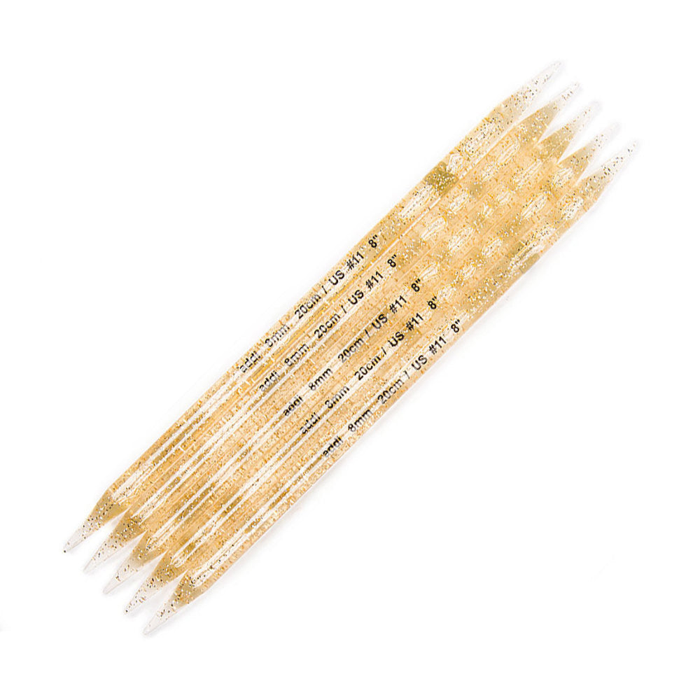 AddiChampagner Double Pointed Needles 20cm