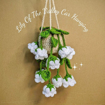 Lily Of The Valley Car Hanging Plant