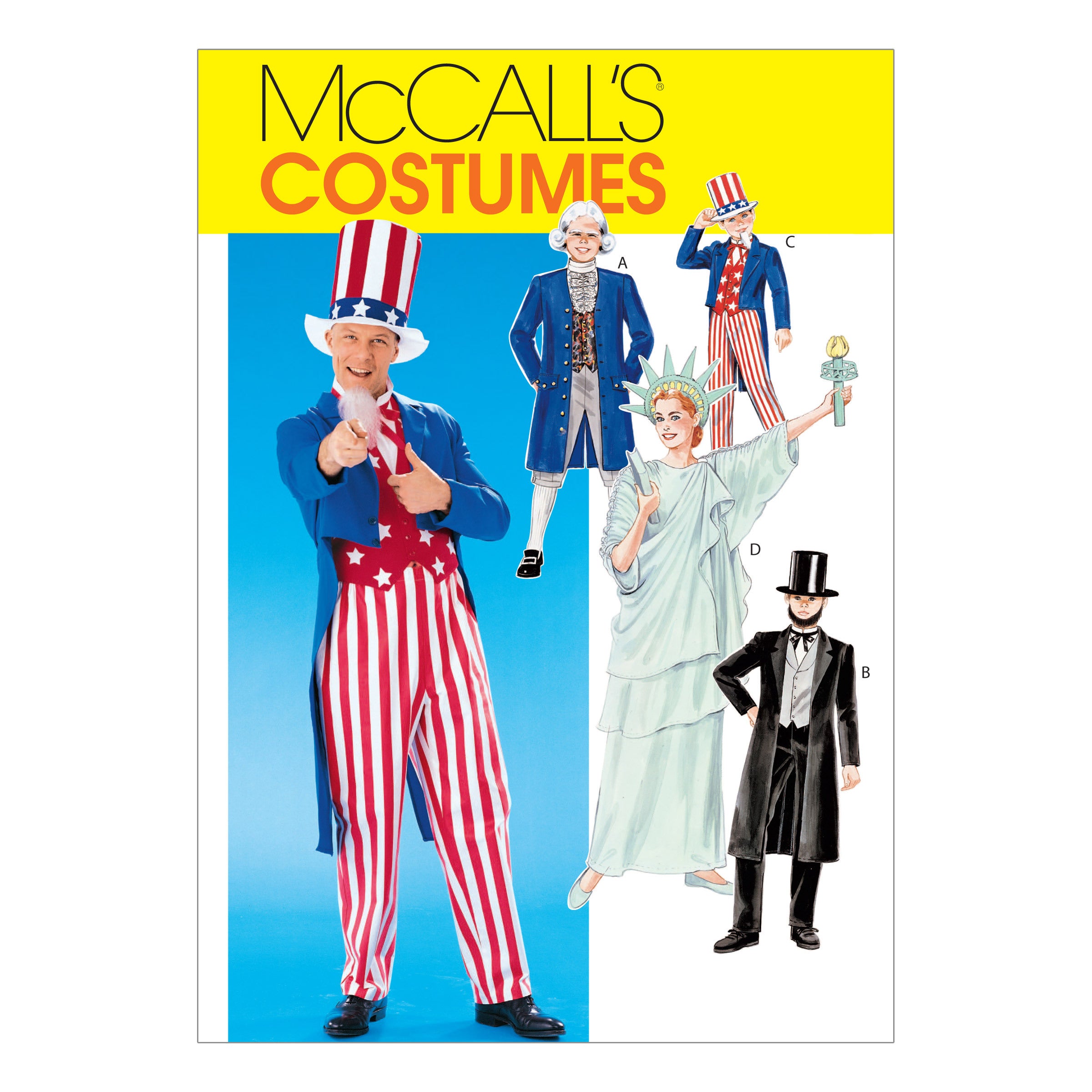 McCall's Adults'/Boys'/Girls' Costumes M6143 - Sewing Pattern