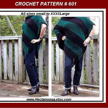 601 ASYMMETRICAL SHAWL, S to XXXXL