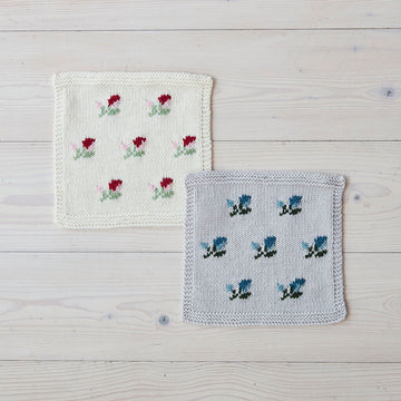 Lilac Rose Crossover Cardigan, Bear & Shoes Set - Free Layette Knitting Pattern for Babies in Debbie Bliss Baby Cashmerino