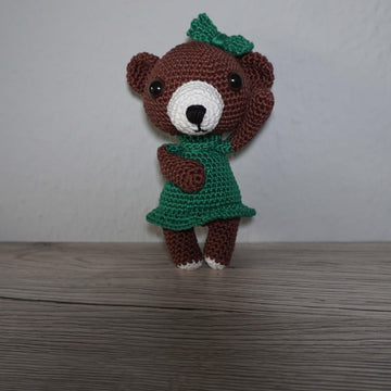 PDF Amigurumi Häkelanleitung Teddydame Lucie