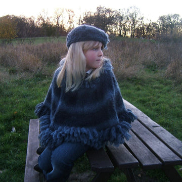 "Storm" Child/Adult Poncho with Matching Beret