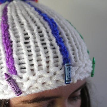 Knitted Crayon Beanie