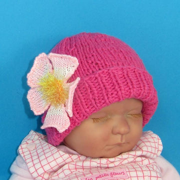 Baby Flower Beanie Hat