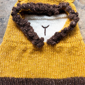 Leon lion hooded cowl