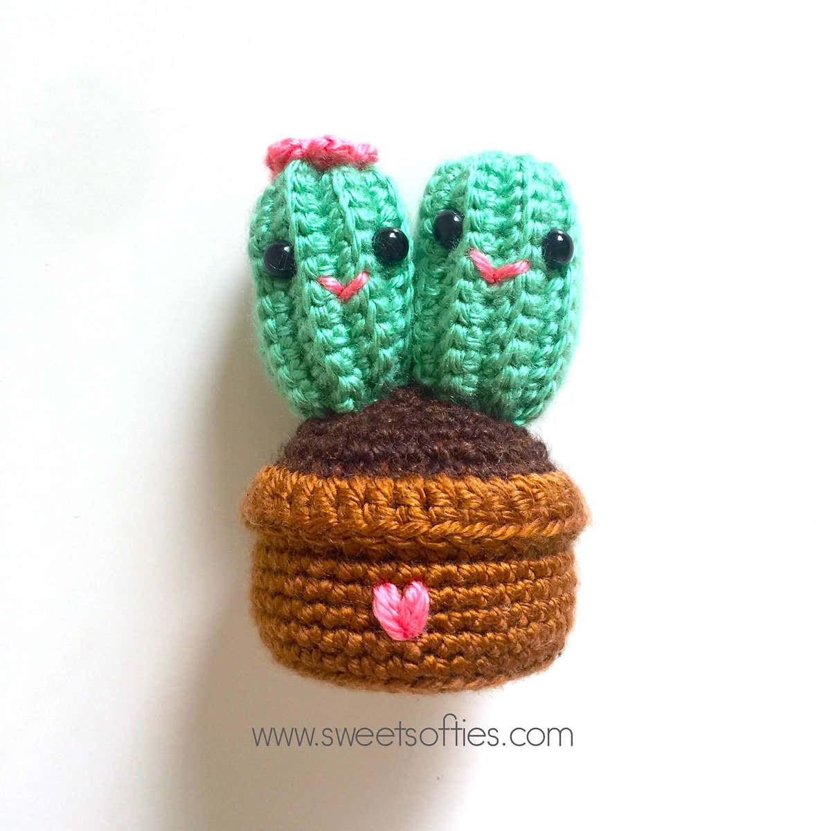 Cute Cactus Couple Amigurumi