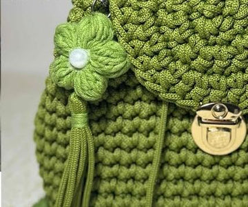 Drawstring Flap Backpack | PDF Crochet