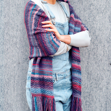 Jacket and Shawl in Rico Creative Melange DK - 644 - Leaflet