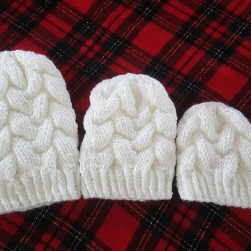Fluffy Snow  Maman et Enfant Bonnet Tuque