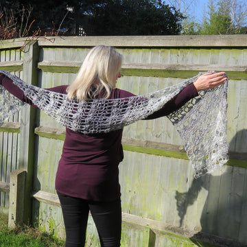 Opal Shell 2 in 1 Crochet Wrap & Scarf