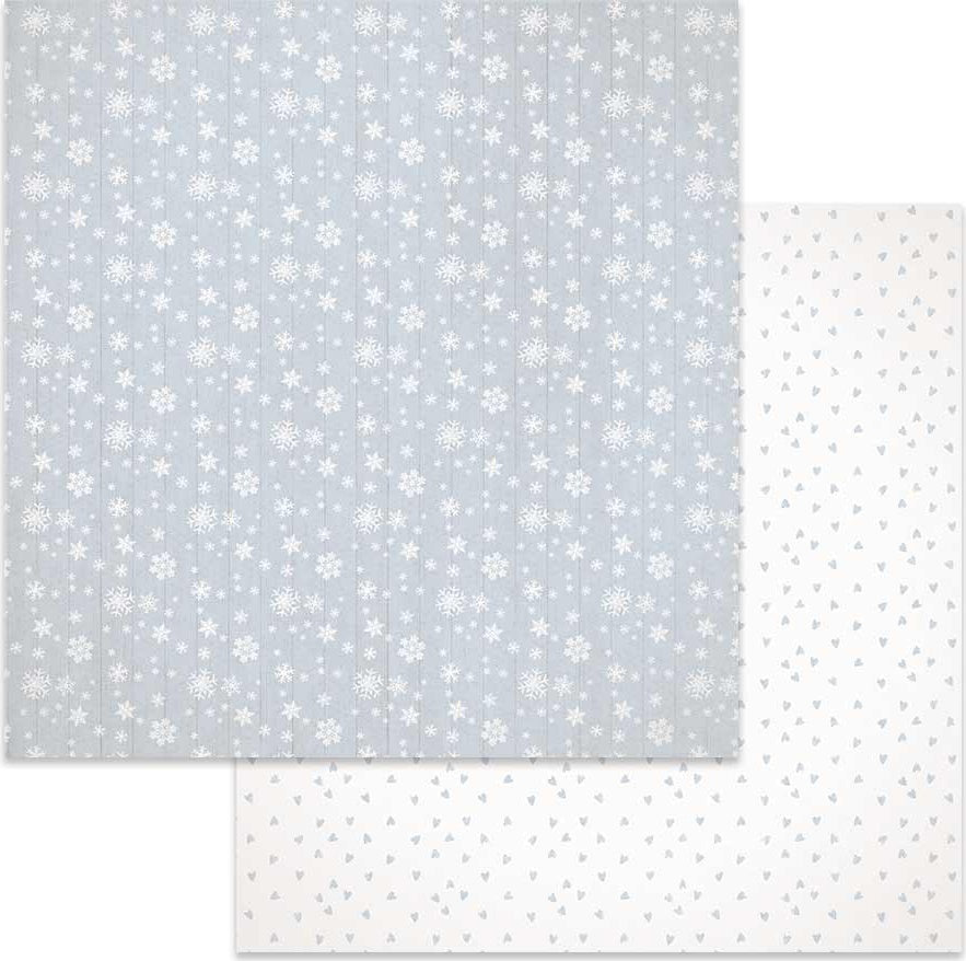 Stamperia Intl Stamperia Double-Sided Cardstock 12"X12" 10/Pkg - Texture Snowflakes