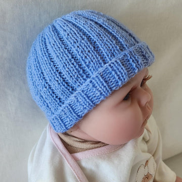 Brady - Babies 4ply rib beanie