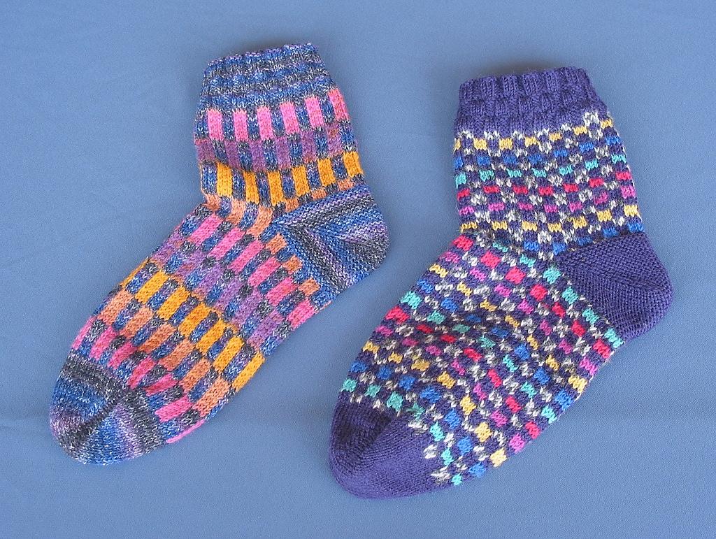 Chequerboard Socks