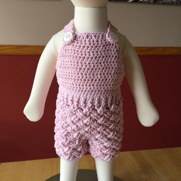 Diagonal Weave Baby Pants or Overalls