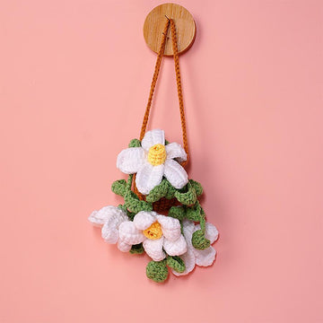 Daffodil Basket Car Hanging