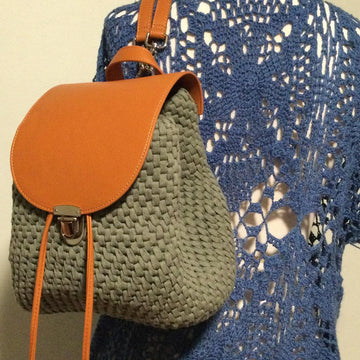 Boho Ribbon Weave Backpack
