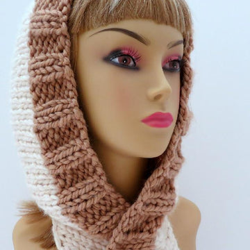 Snowfall Winter Hat with 2 Different Bands and 6 Different Styles