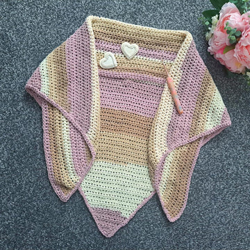 Crochet Easy French Wrap/Shawl Pattern