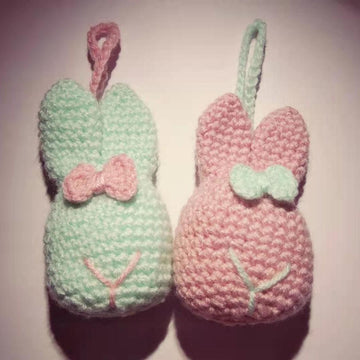 Easter Bunny Pendant using PaintBox Cotton DK