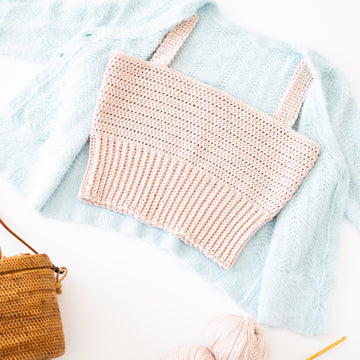Blair Ribbed Hem Crop Top