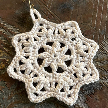 Puff Star Snowflake Ornament