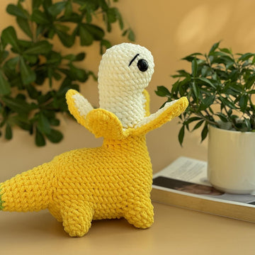 NO SEW Cute BANANASAURUS