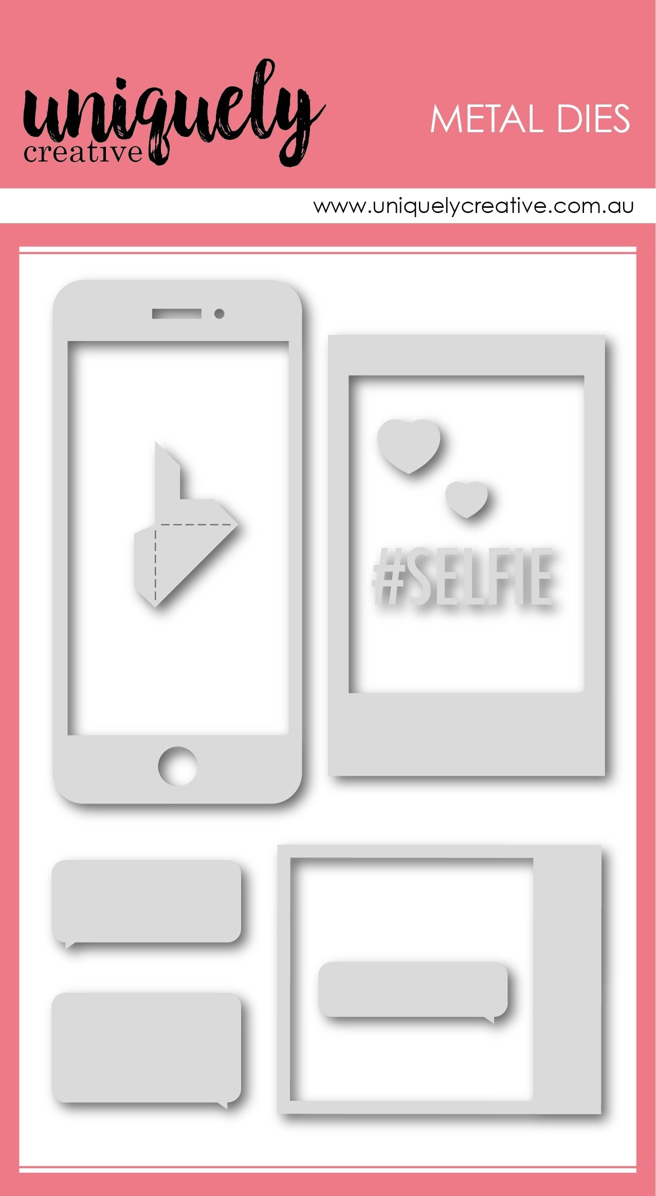 Uniquely Creative Metal Dies - Selfie Frames