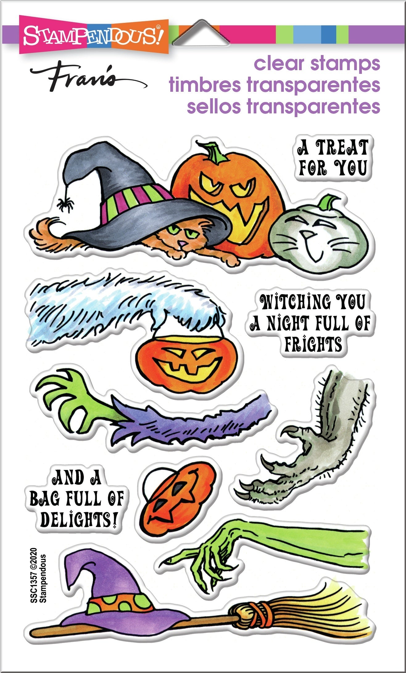 Stampendous Perfectly Clear Stamps - Frightful Gift