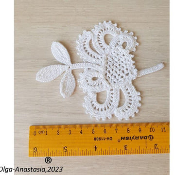 Crochet antique fantasy flower