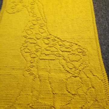 Nr. 64 Giraffe guest towel