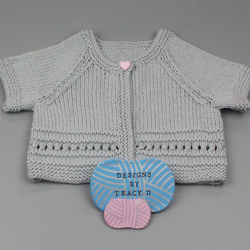 Scarlett Baby Dress knitting pattern 18" chest