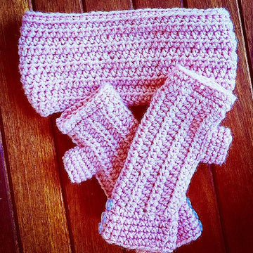 Head Warmer Fingerless Gloves