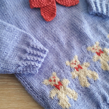 Teddies in a Row Sweater