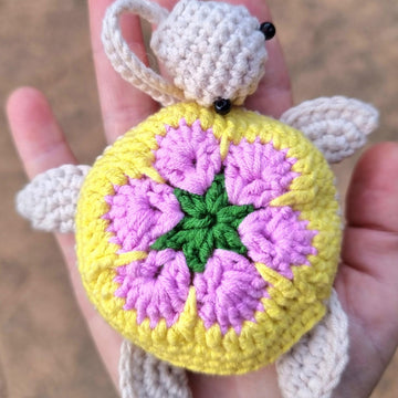 Turtle shaped key cover crochet pattern T21
