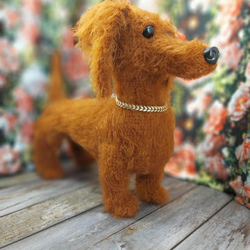 Realistic Dachshund Dog Amigurumi