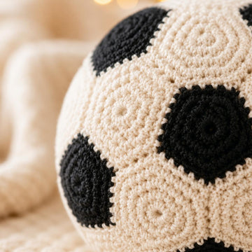 Crochet Soccer Ball Amigurumi Pattern – Digital PDF + Video Tutorial