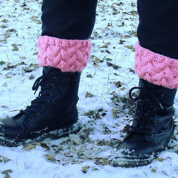 Strawberry Fluff Boot Cuffs