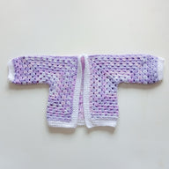 Lilac Trees Cardigan for Baby