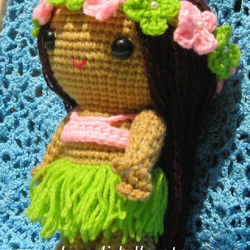 Anela the Hula Girl - PDF Crochet Pattern