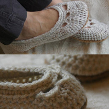 Mommy and Me Yoke Ballet Flats