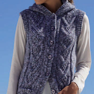 V Neck and Hooded Waistcoats in Sirdar Imagination Chunky - 8061 - Downloadable PDF