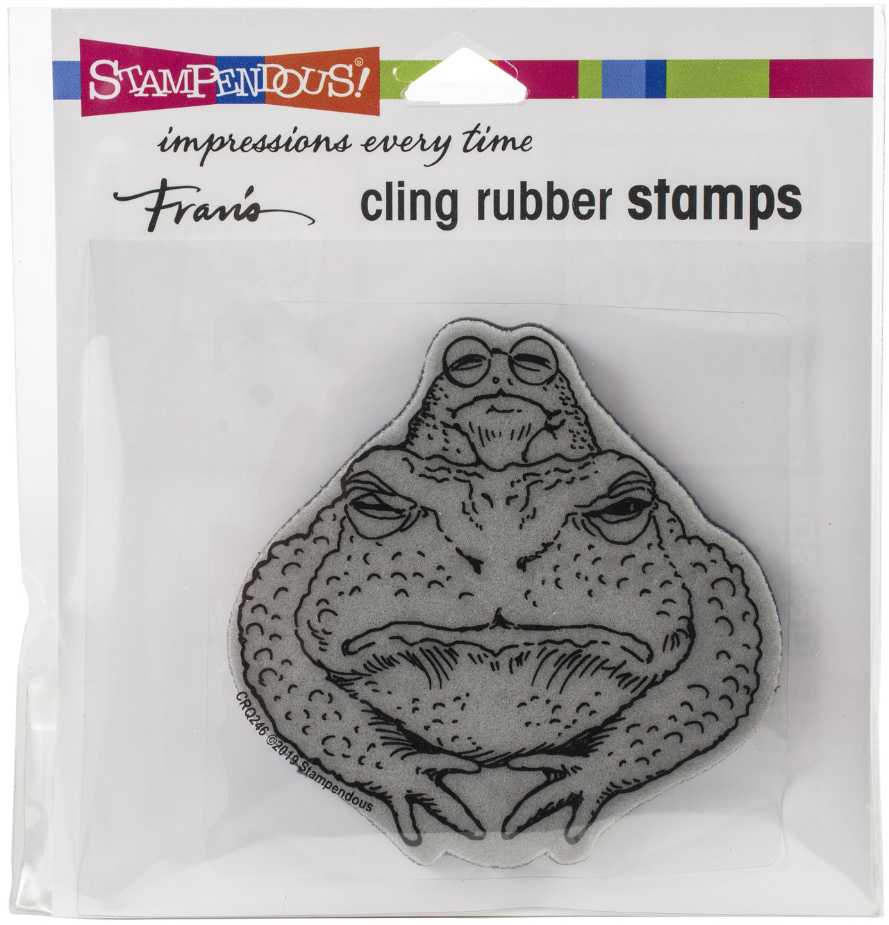 Stampendous Cling Stamp - Toad Twosome