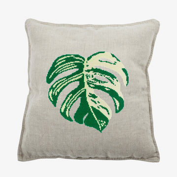 Variegated Swiss Cheese Plant in DMC - PAT0562 - Downloadable PDF