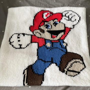 Retro Mario Baby Blanket