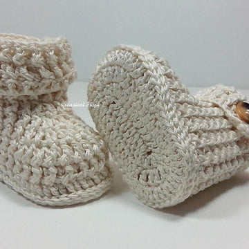 Baby Ribbed Booties