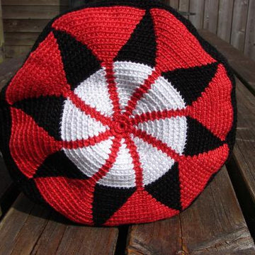 Mochila bag red black white