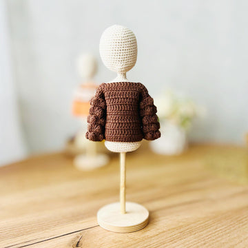 Crochet doll clothes pattern, amigurumi clothes, doll sweaters, doll clothes, Autumn sweaters