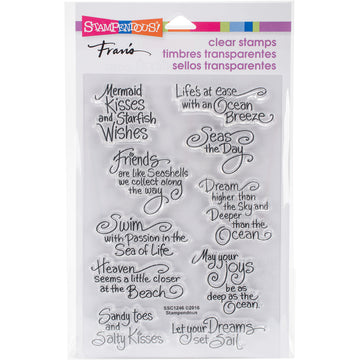 Stampendous Perfectly Clear Stamps - Ocean Wisdom